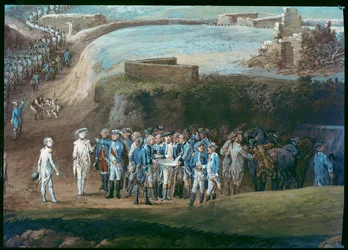 The Siege of Yorktown (detail)